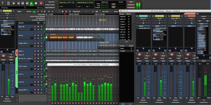 オープンソースのDAW Ardourを使ってみる